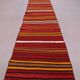 Old Turkish narrow Kilim Runner 324x57 cm shabby chic, vintage kelim