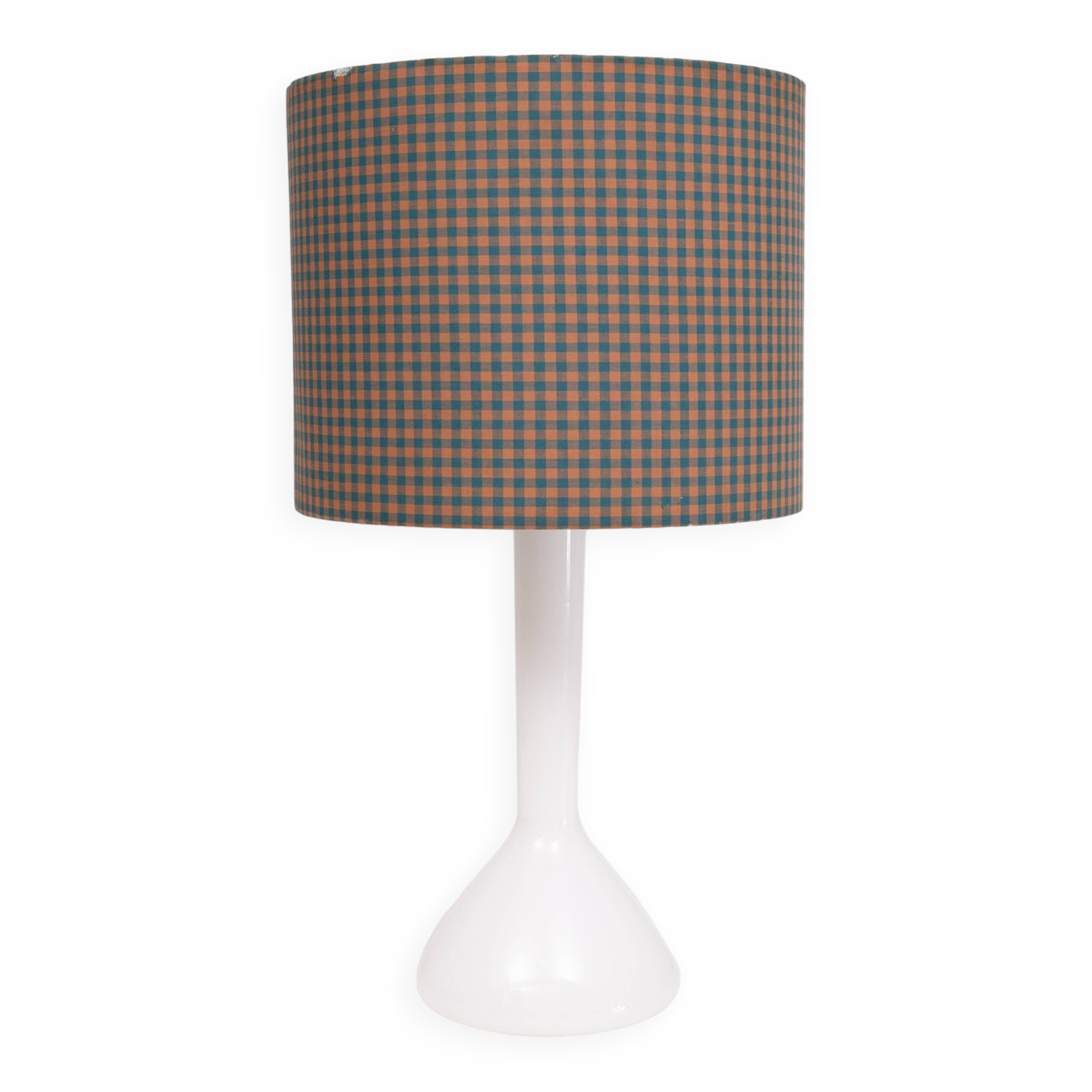 Kastrup Holmegaard Opaline Glass Table lamp Denmark 1960s