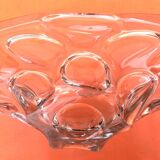 1970s Fruit bowl / Centrepiece transparent glass