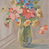 Nature morte bouquet de fleurs