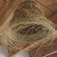 Doum pendant lamp in natural esparto