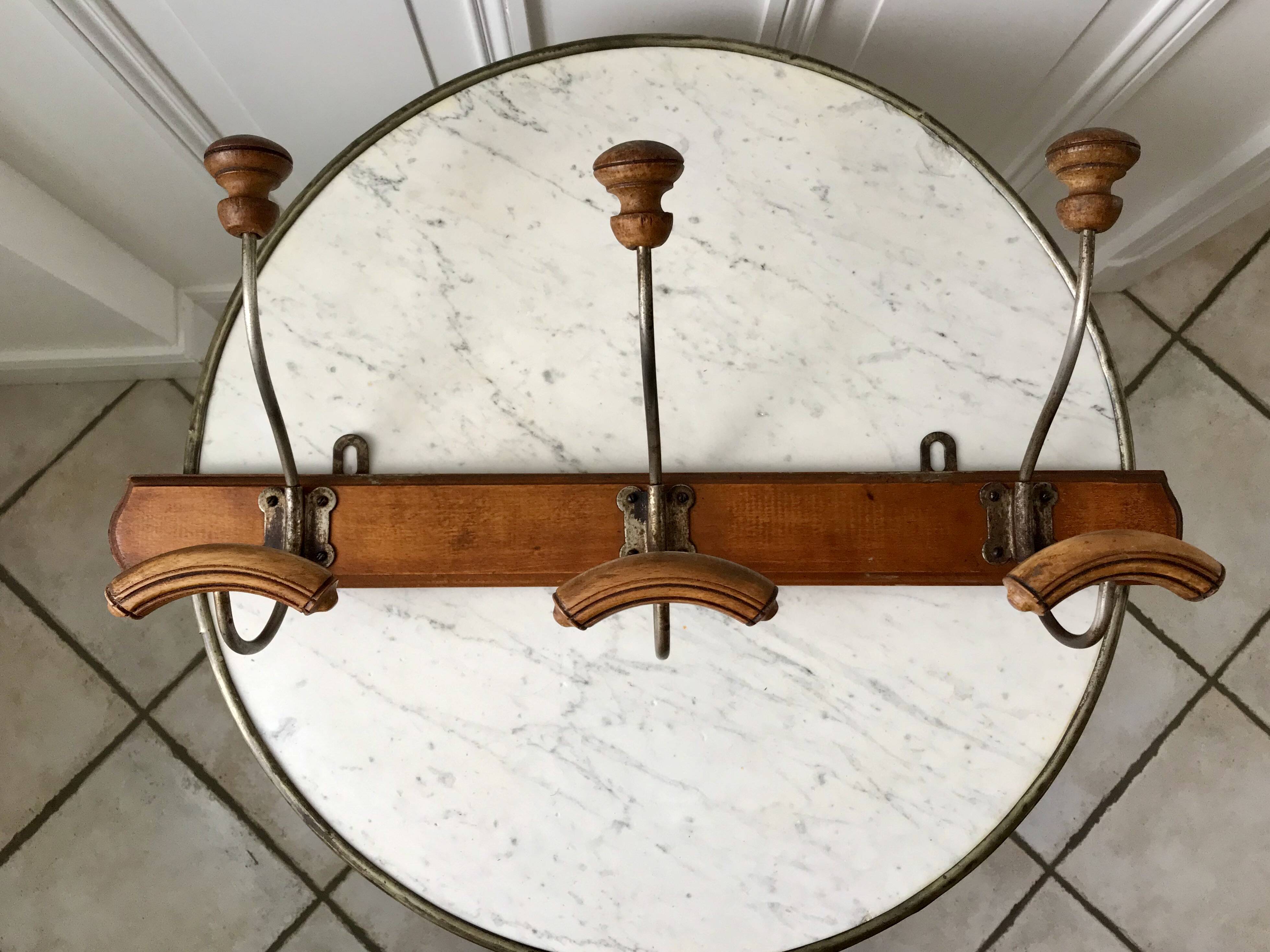 wooden coat hook type dormitories 50s