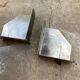 Pair of vintage industrial style metal bookends