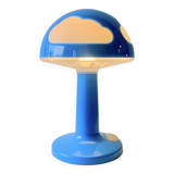 Vintage Skojig blue mushroom lamp - clouds - Ikea