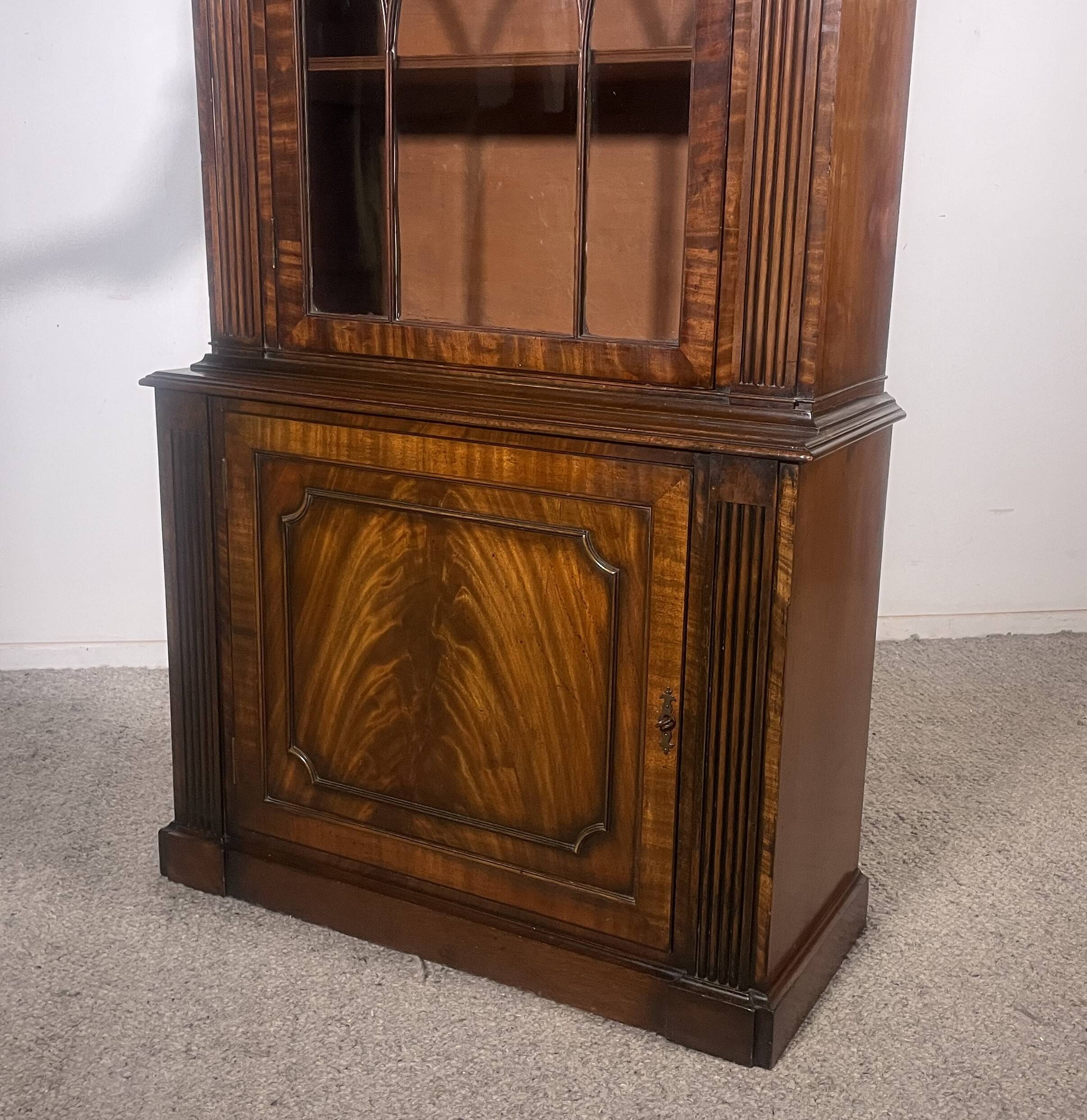 early 19th century mahogany bookcase