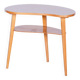 Original Beech MidCentury Small Table, Well Preserved Condition, Czechia, 1950s
