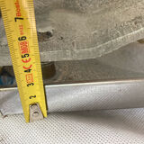 Vintage 70's wall light in white Murano glass