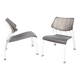 Pair of PS Hässlö outdoor lounge chairs by Monika Mulder for Ikea, 1990s