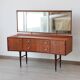 Coiffeuse vintage mid-century en teck (Meredew)