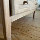 Commode en sapin patiné – 3 tiroirs