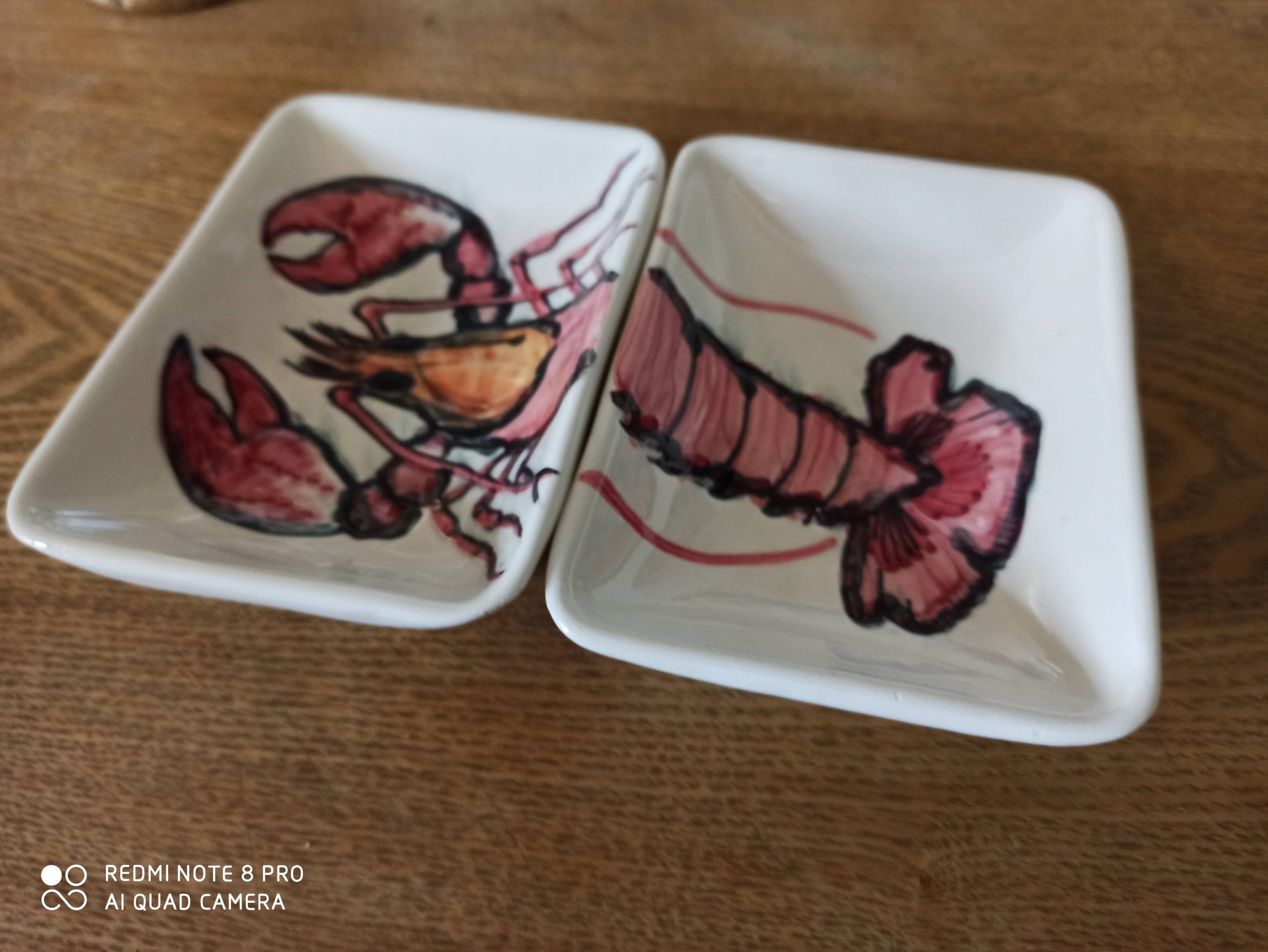 Vintage lobster ramekin