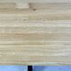 Organic oak dining table with steel matrix base, Hjort Knudsen