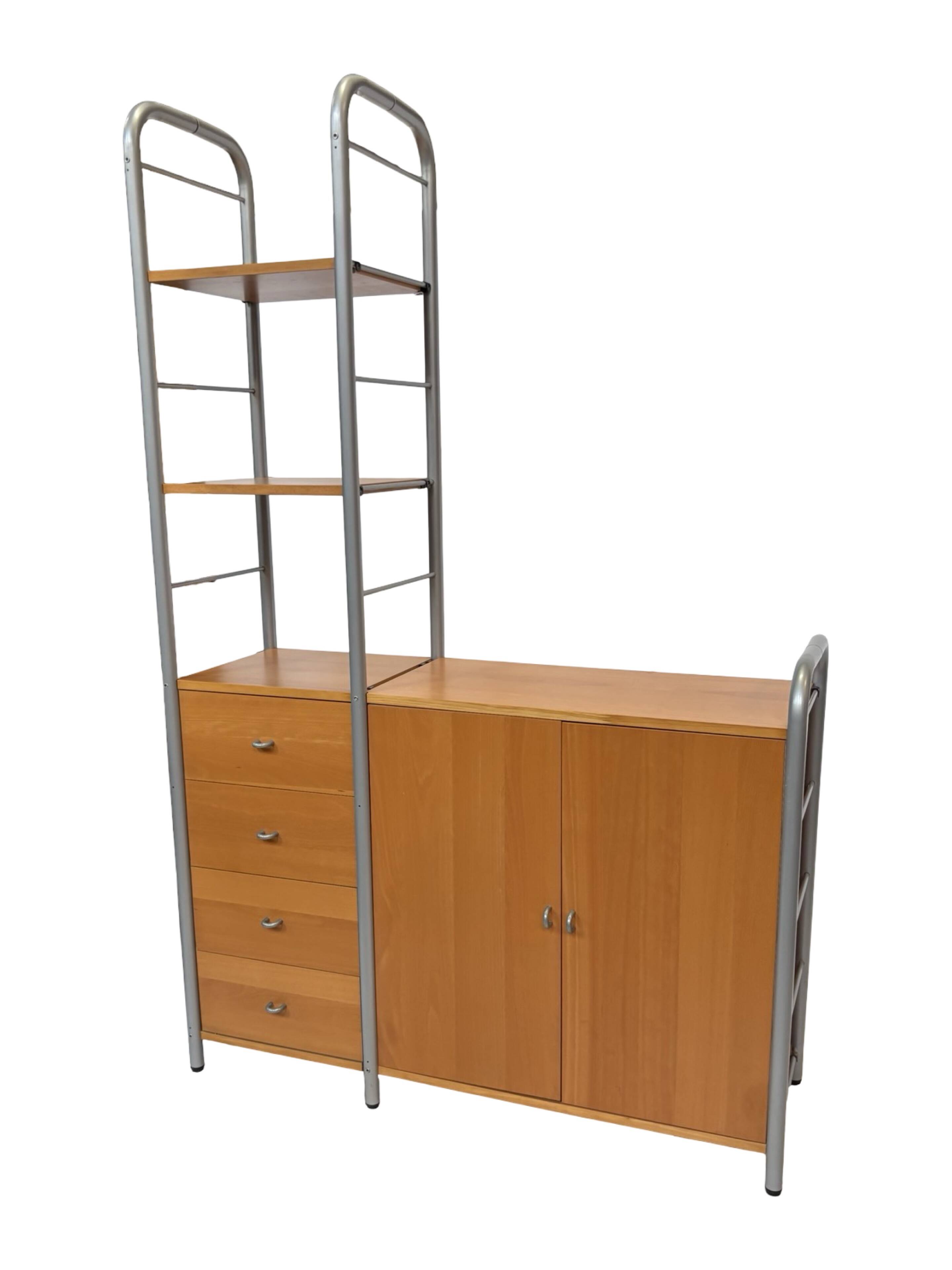 Unité murale, bibliothèque modulaire Niklas par Rutger Andersson pour Ikea, 1980