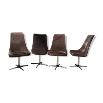 Set of 4 chairs vintage hull