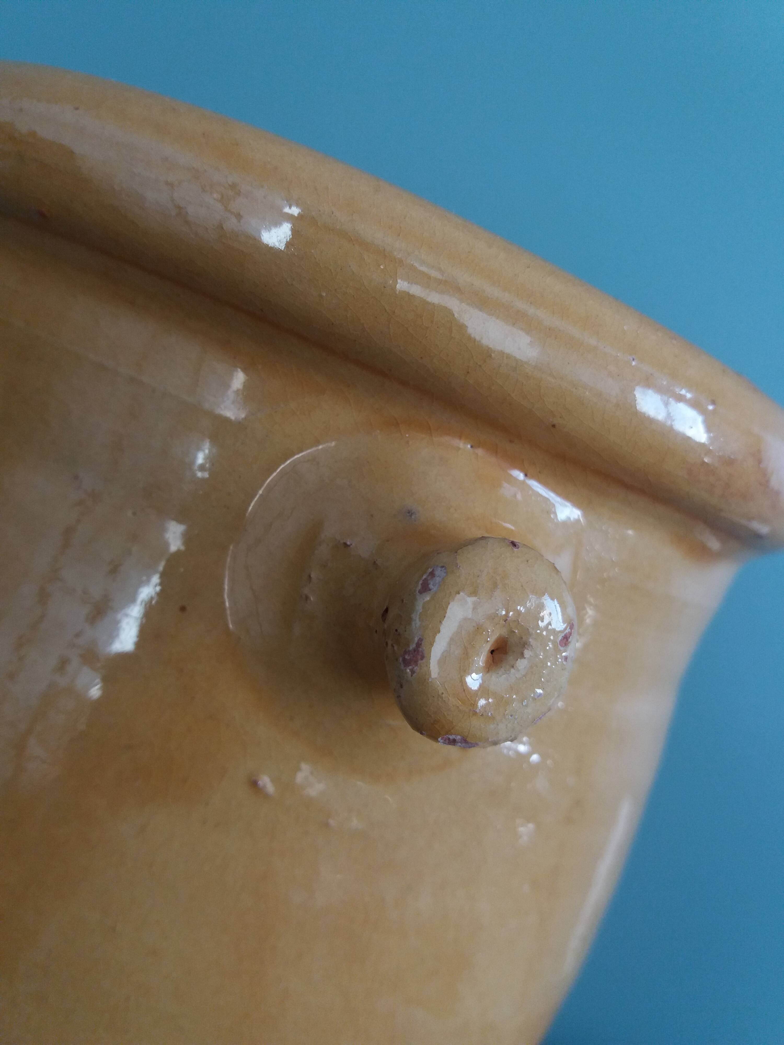 Provencal pottery terracotta jar