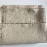 Drap de réserve en toile de lin brute 1920 à jours 2,40m