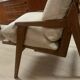 Fauteuil scandinave vintage en teck