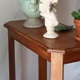 Vintage solid oak console