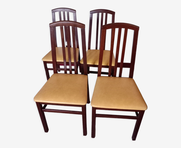 10 suites de 4 chaises vintage