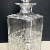 Cut crystal whisky decanter