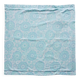 Taie d'oreiller à fleurs bleues, années 70