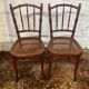 Paire de chaises bistrot Thonet estampillées