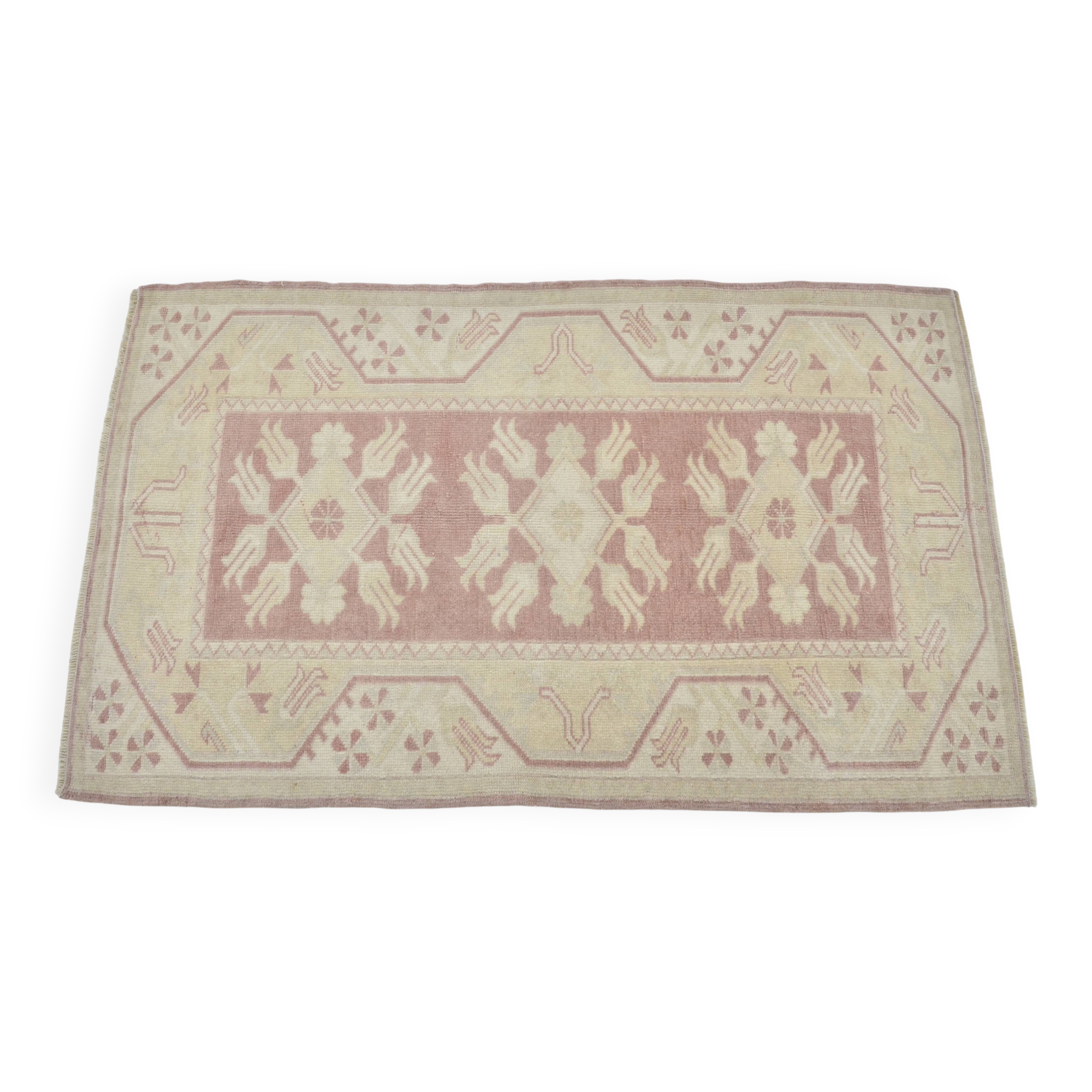 Oushak Vintage Handknotted Rug sku 3427