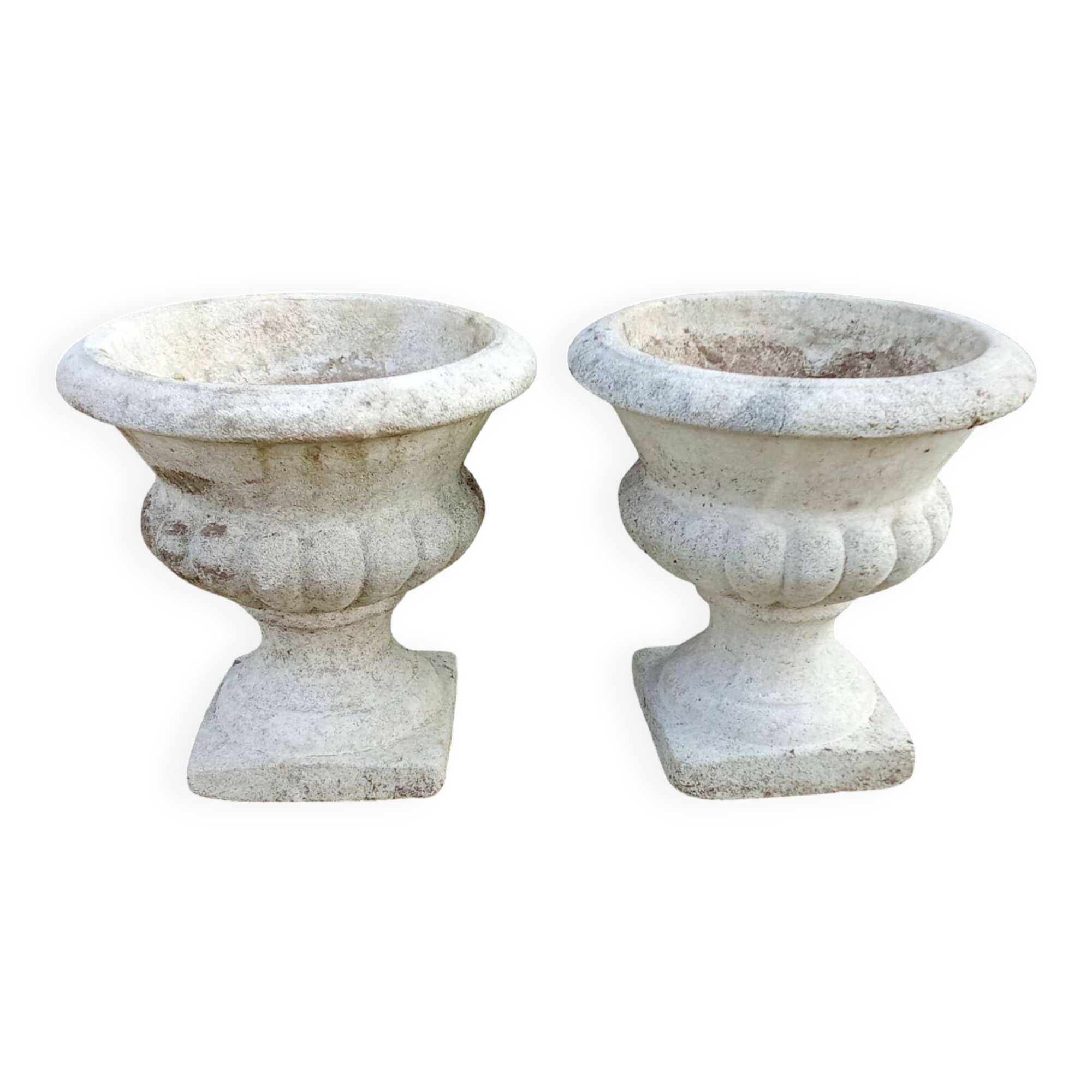 Pair of old Medici stone