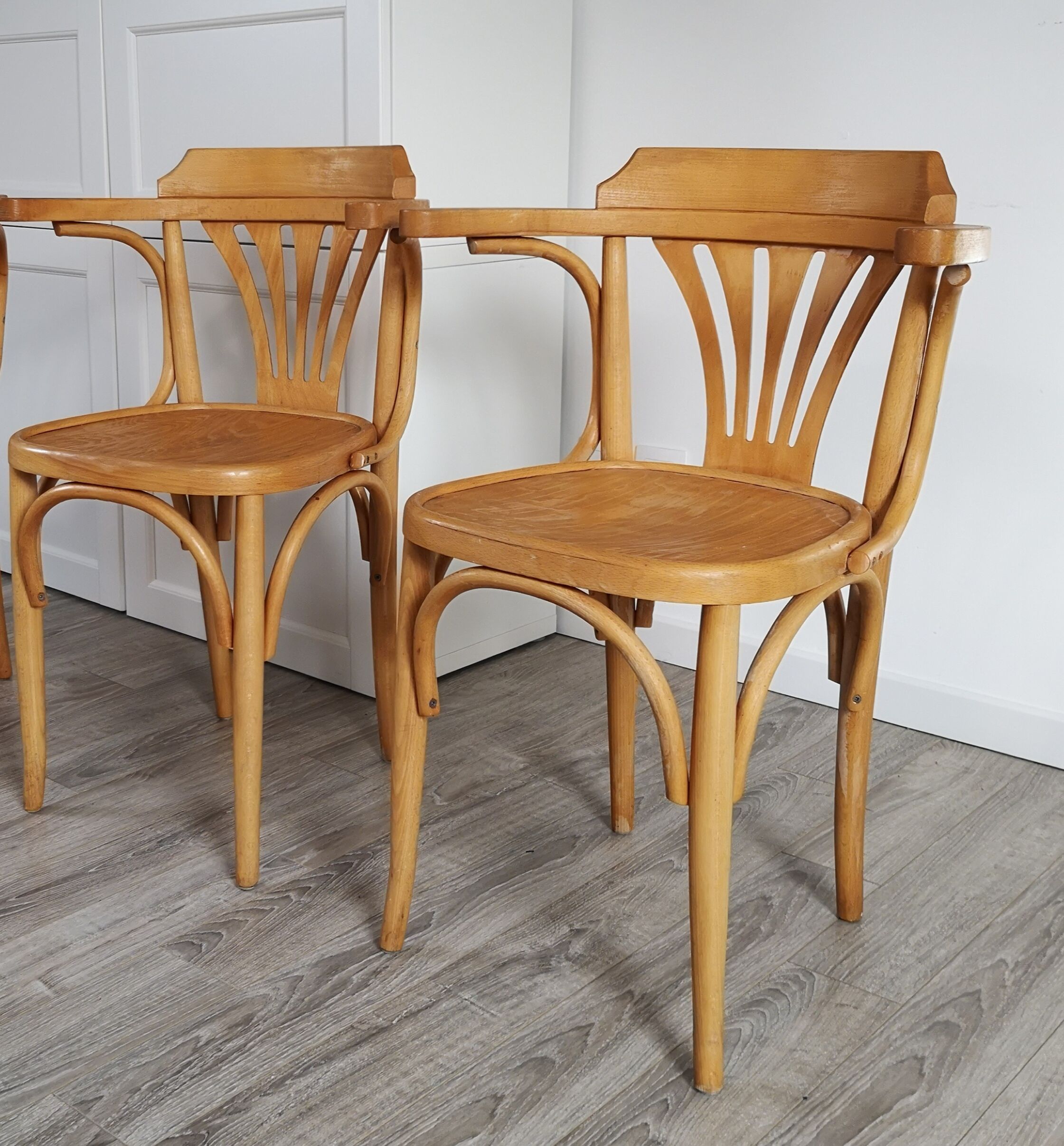 Pair of bistro chairs
