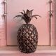 Seau à glace argenté ananas année 70