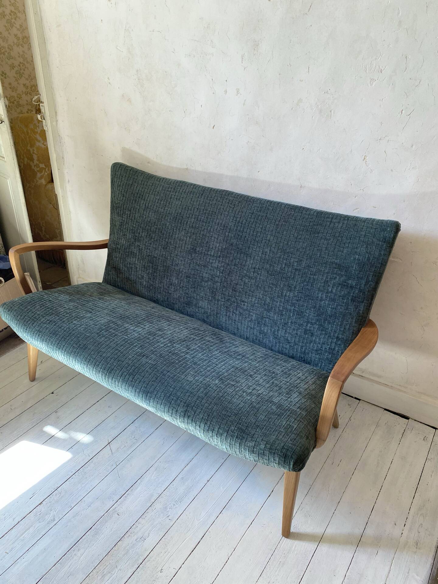 Renovated vintage Scandinavian sofa