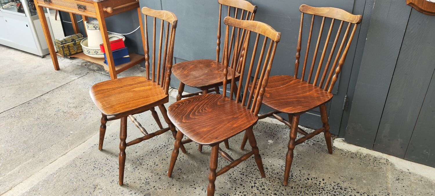 Set of 4 Baumann chairs