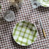 La Redoute x Selency set of 4 green soup plates