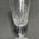 6 glasses on foot with water or wine