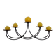 Brutalist Iron Candleholder, 1960s