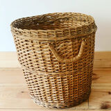 Vintage wicker pot cover