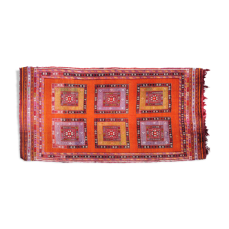 Tapis kilim anatolien fait main 203 cm x 395 cm