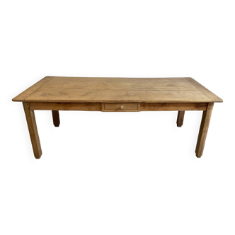 Solid oak farm table