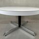 Table basse en formica blanche vintage