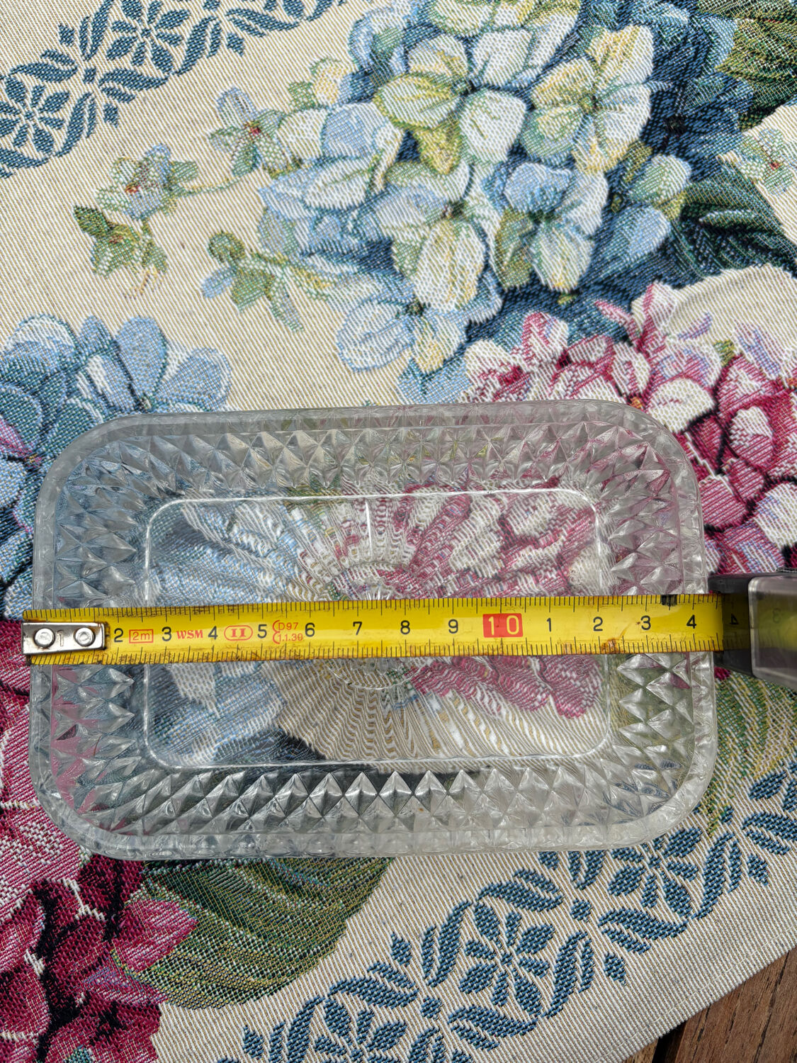 Vintage Duralex butter dish