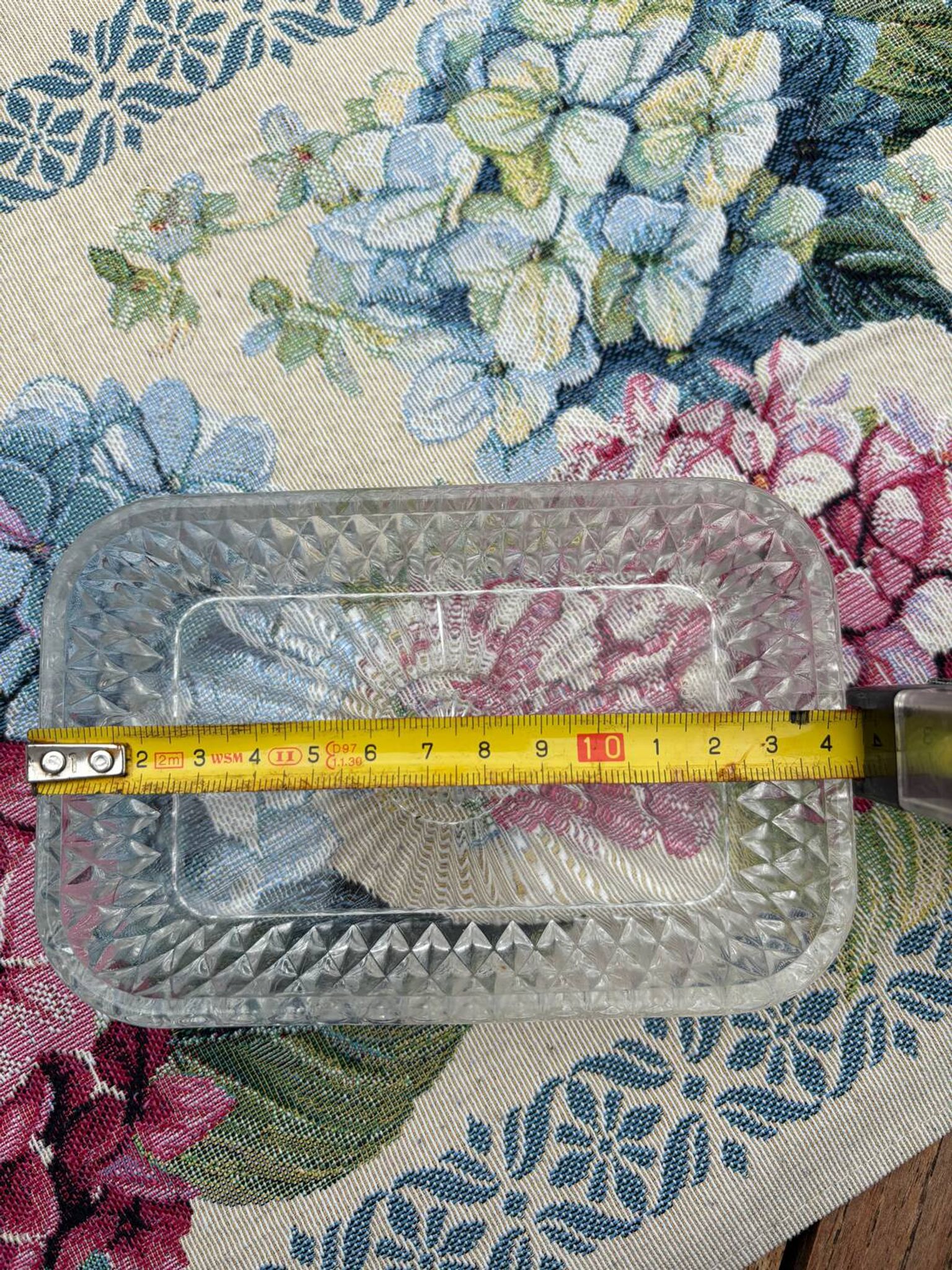 Vintage Duralex butter dish