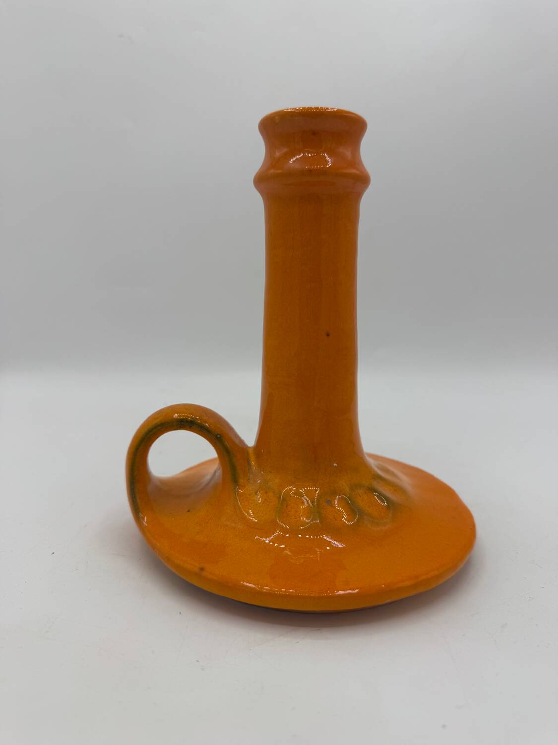 West Germany pottery candle holder