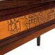 Commode vintage danoise en palissandre et laiton
