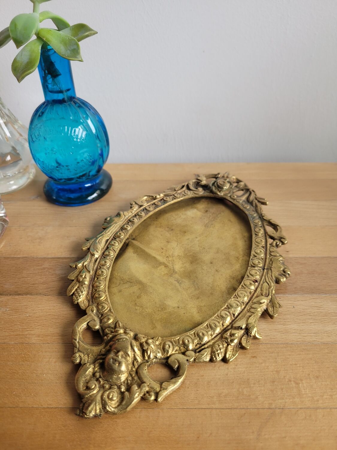 Vintage brass frame
