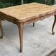 Table à manger Louis XV extensible XVIIIème rénovée en chêne massif 230cm