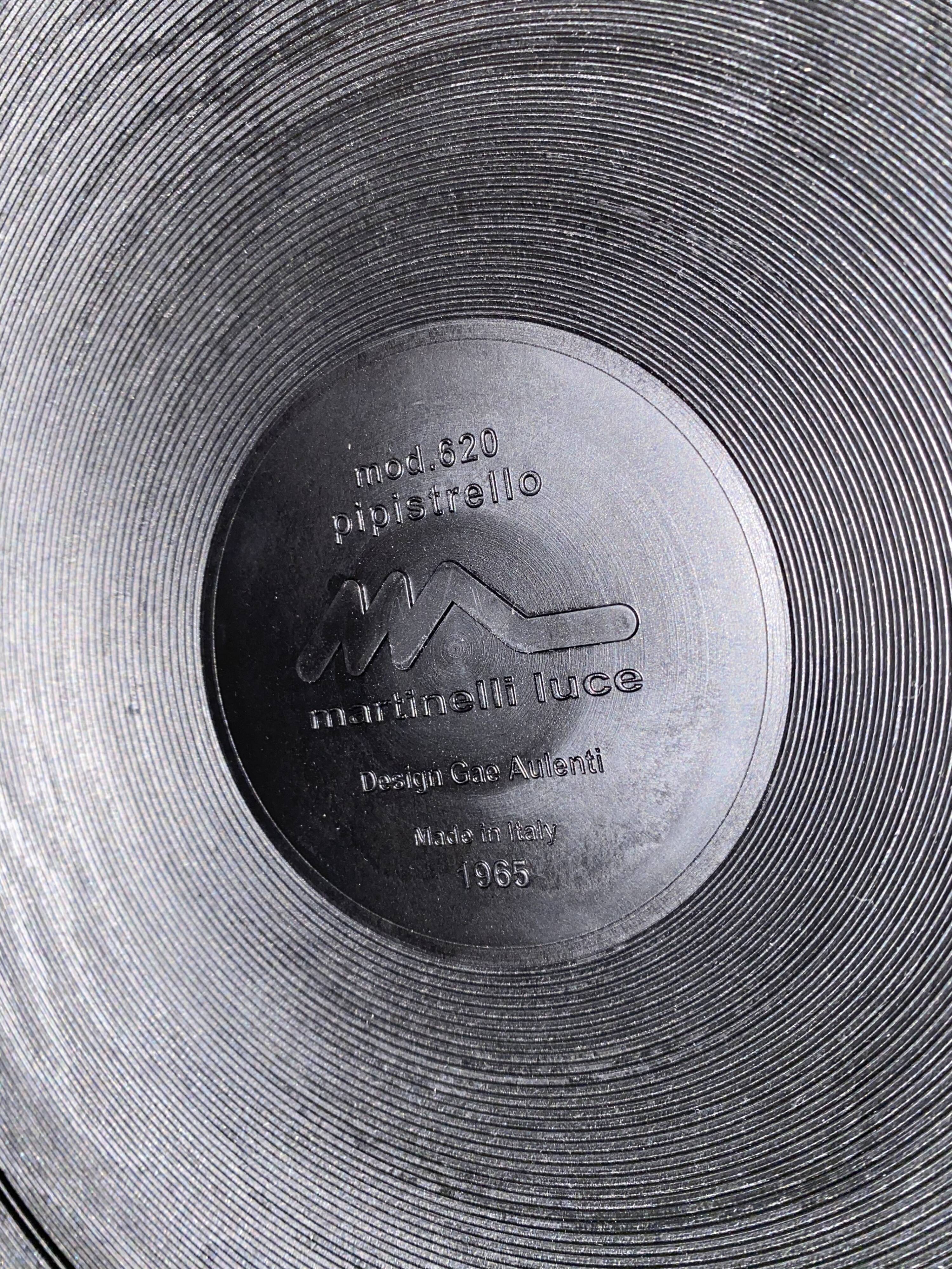 White Pipistrello lamp by Gae Aulenti for Martinelli Luce