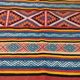 Multicolored Berber kilim rugs woven hands in natural wool