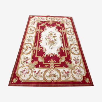 French carpet Aubusson handmade 122x186cm 1980