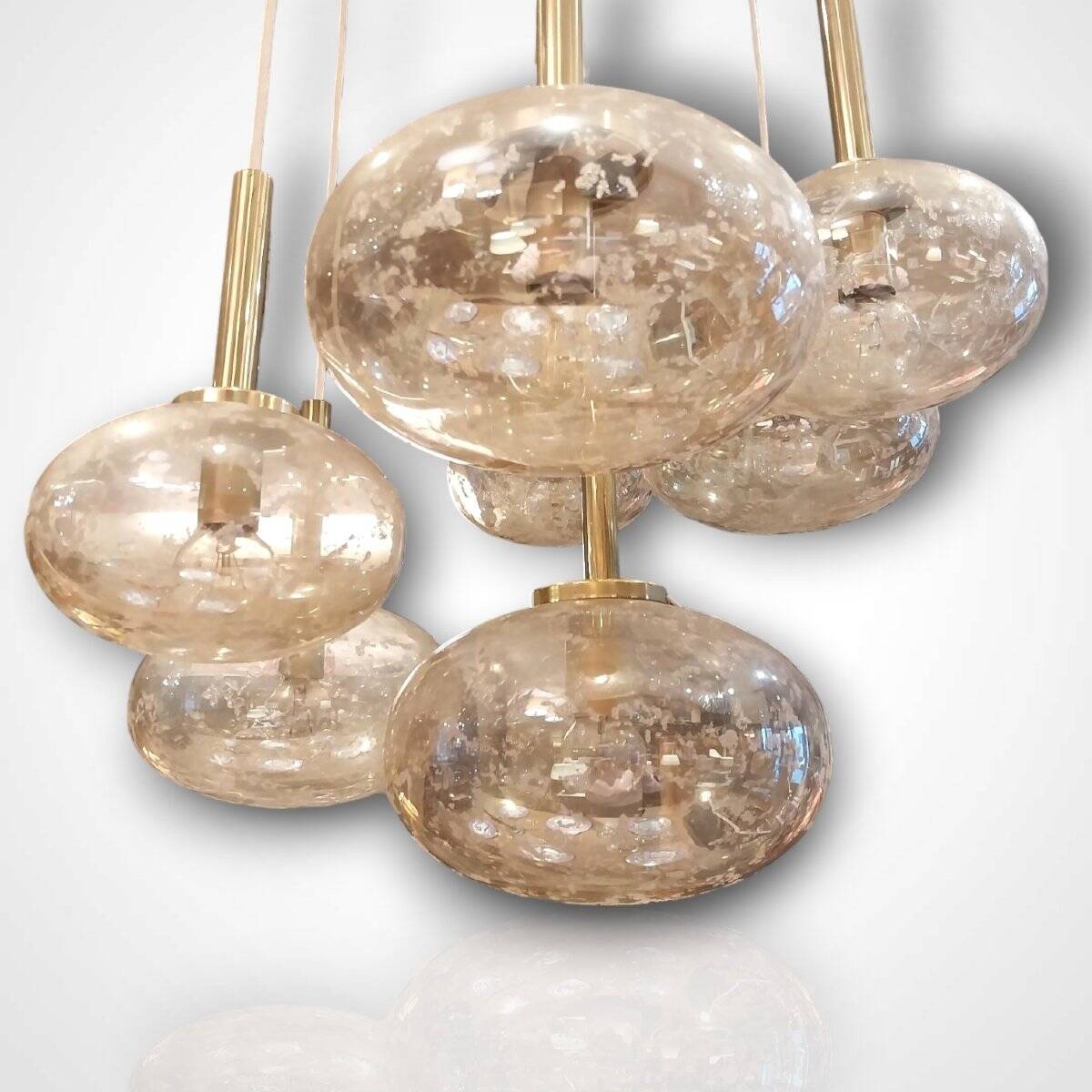 Cascade chandelier, Germany, 1970s.