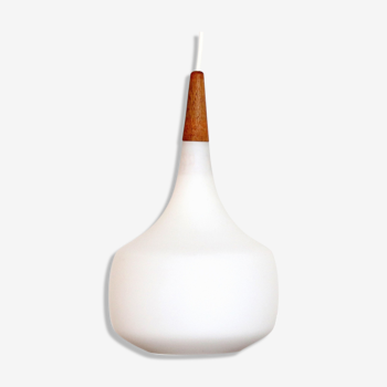 Holmegaard pendant lamp in opaline glass